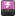 Pink Thunderbolt W Icon 16x16 png
